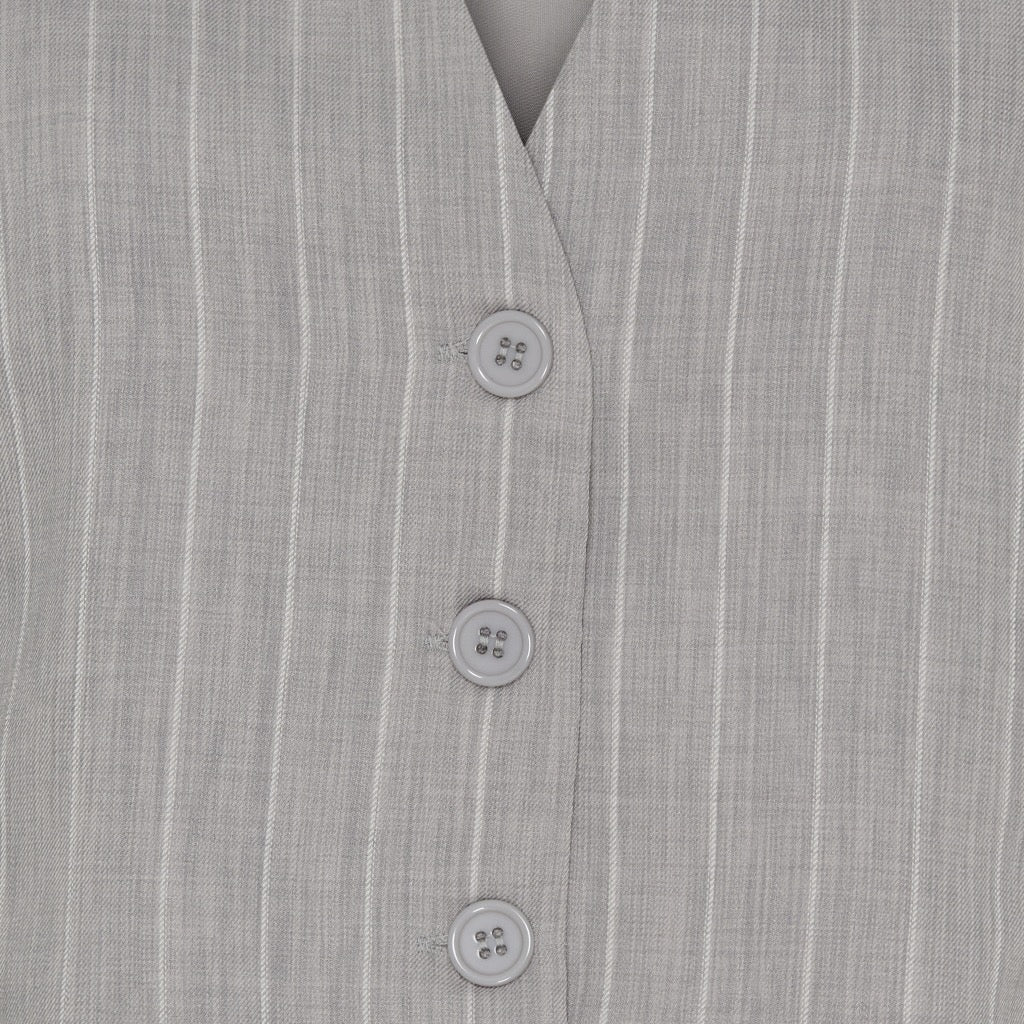Marta du chateau Solveig Vest - Grey Stripe