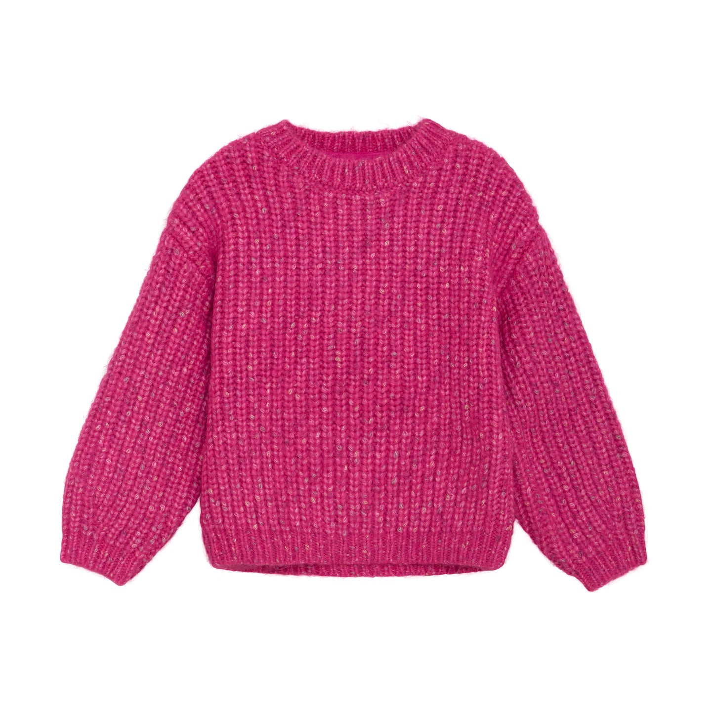Minymo Strik Pullover - Fuchsia Fedora