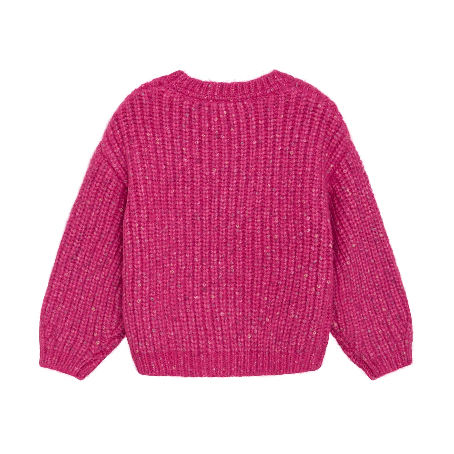Minymo Strik Pullover - Fuchsia Fedora