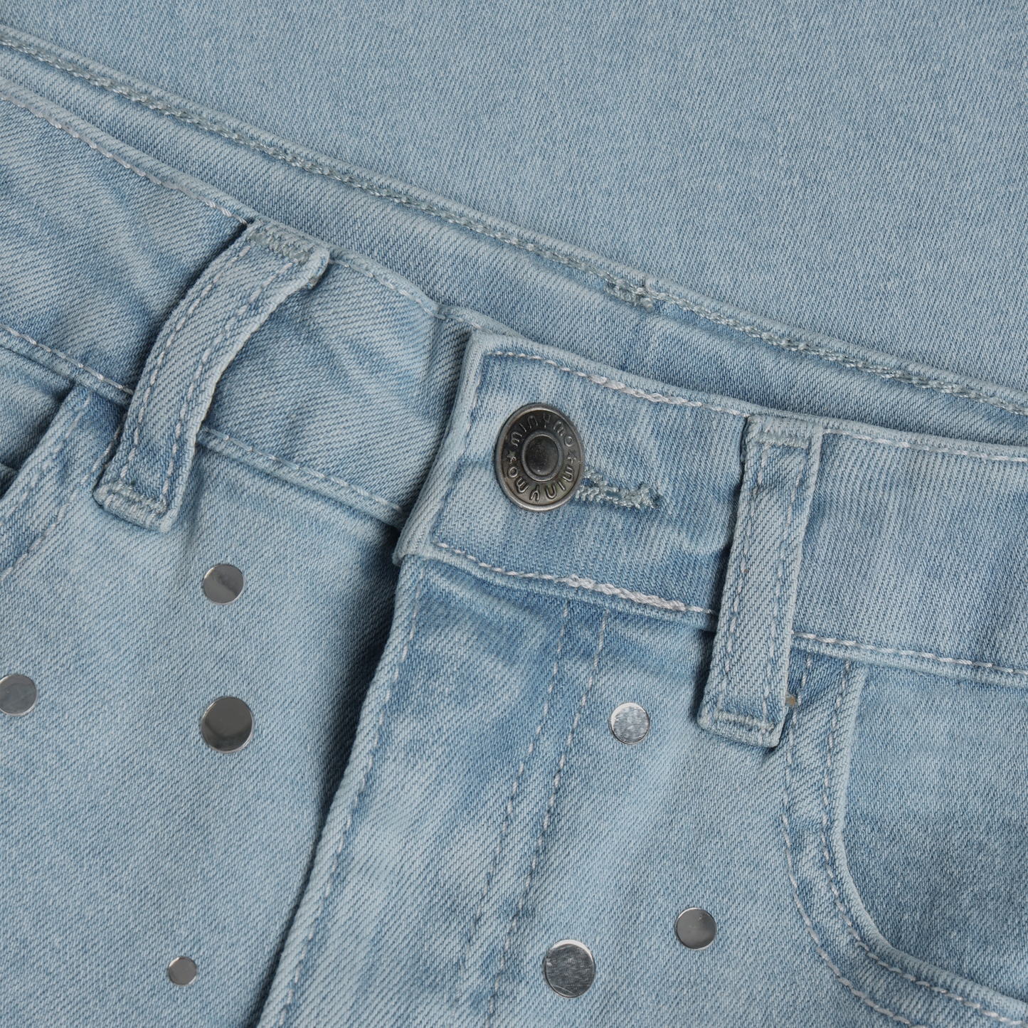 Minymo Denim Bukser - Faded Denim