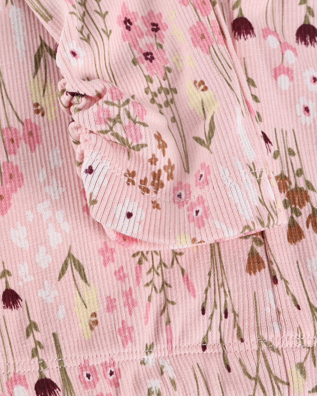 Minymo Rib Leggings - Silver Pink