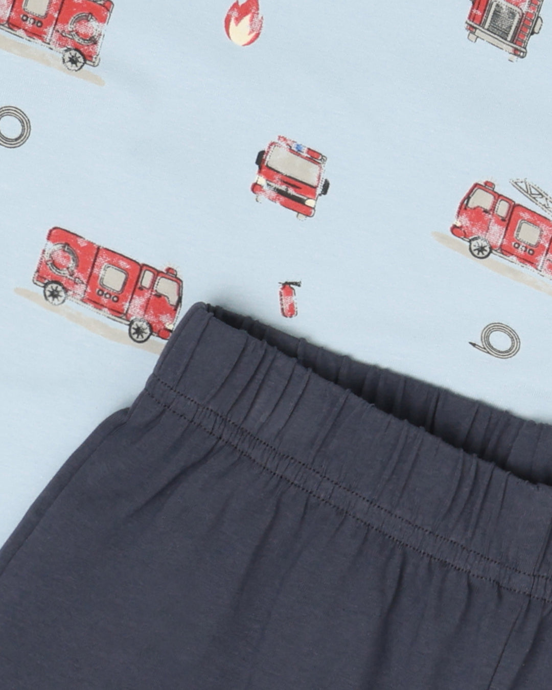Minymo T-shirt+Short Sæt - Niagara Mist