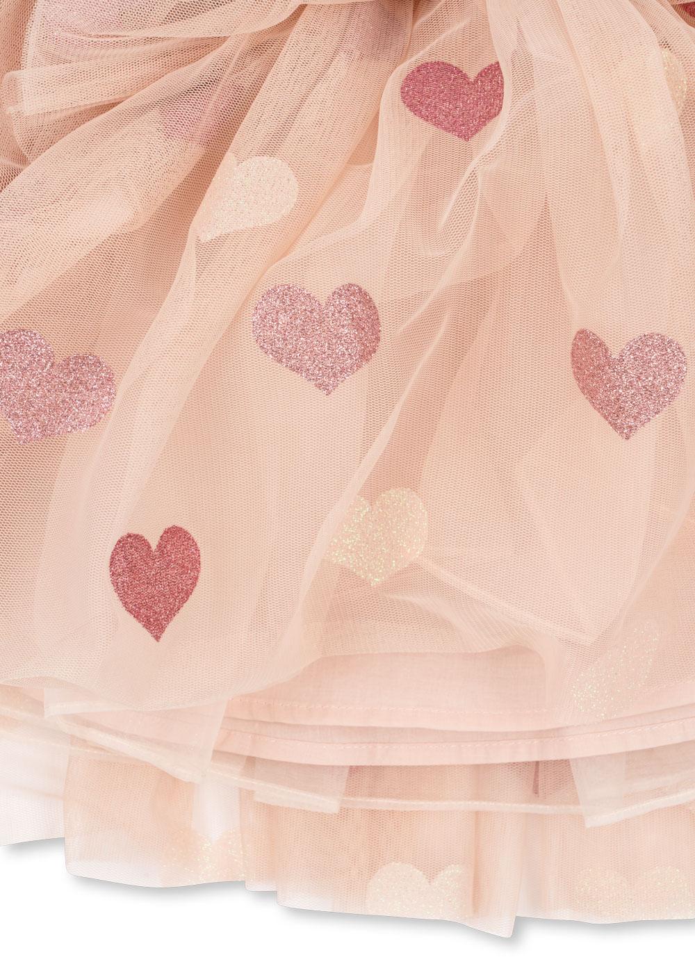Konges Sløjd TULLIE Nederdel - HEART ROSE GLITTER