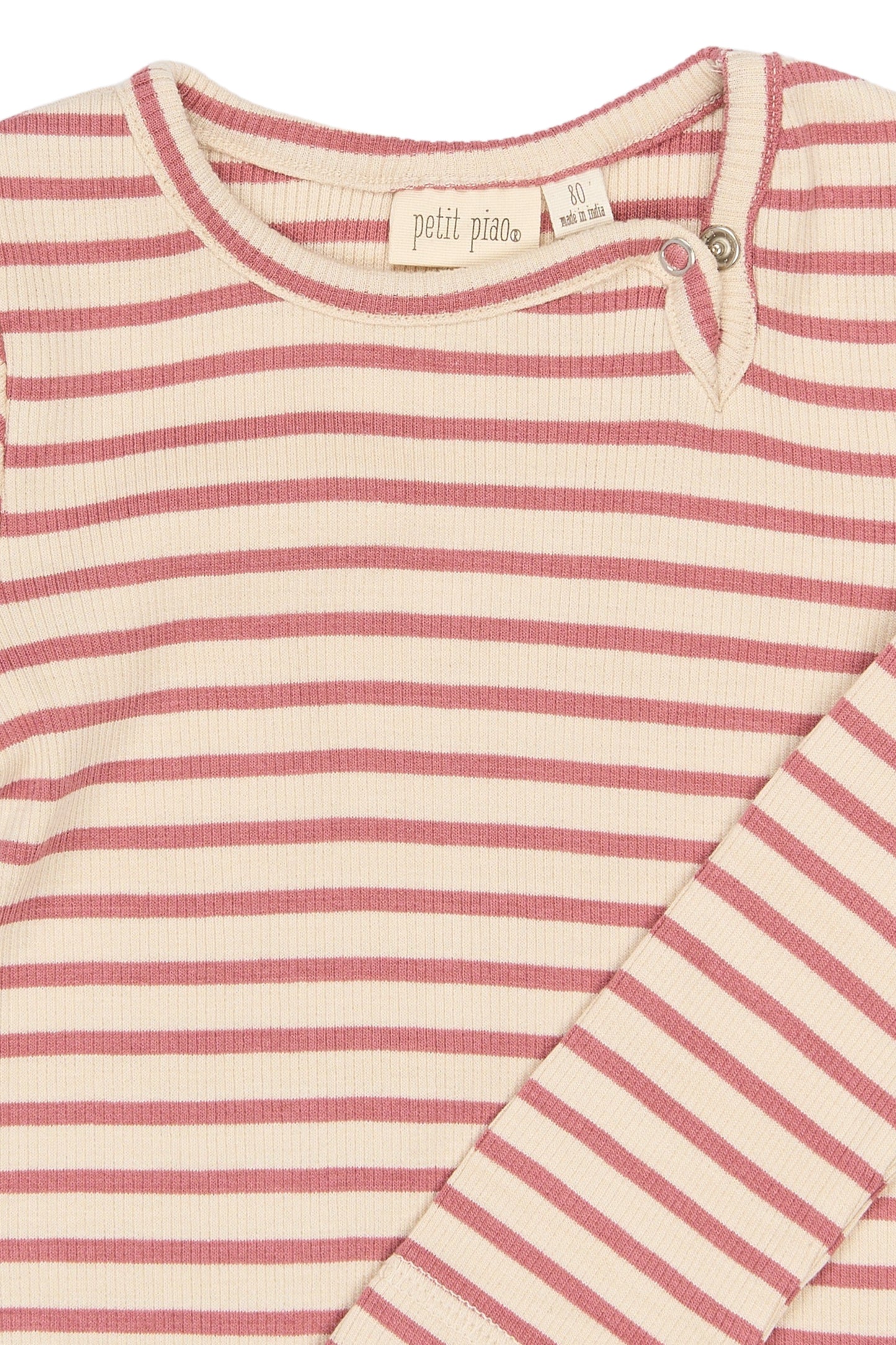 Petit Piao Sky Body - Dusty Rose Striped