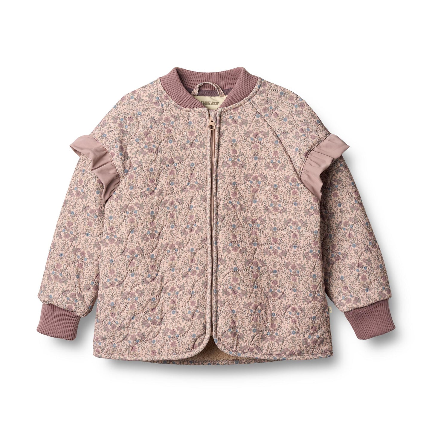 Wheat Elias Thermo jakke - Rose dust tapestry