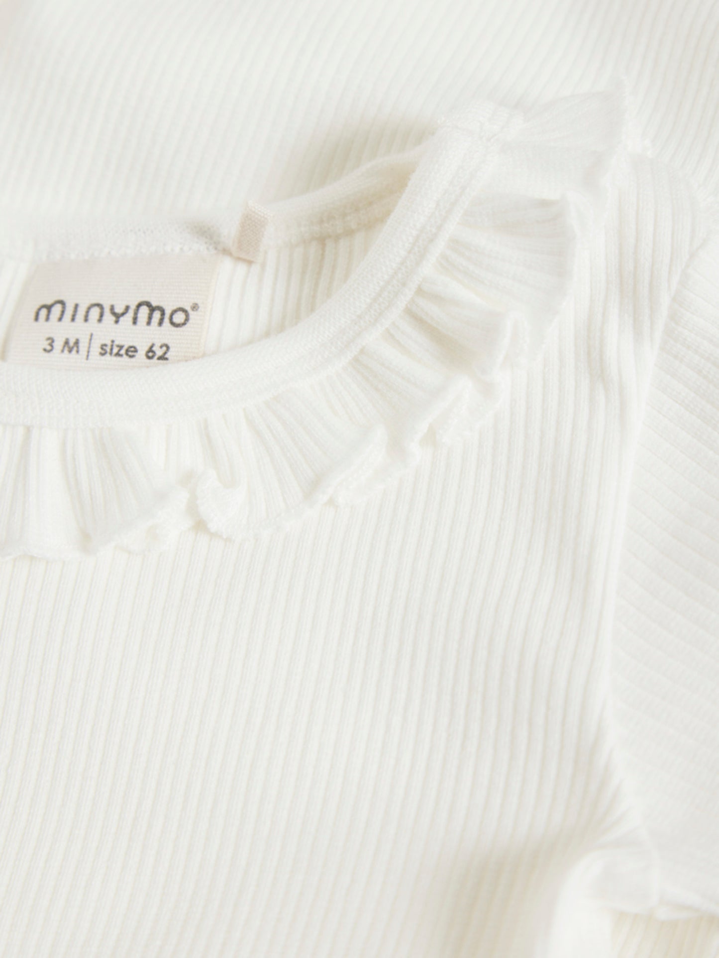 Minymo Rib Body SS - Snow White