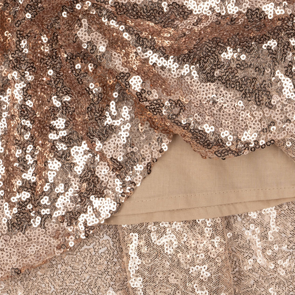 Konges Sløjd STARLA PAILLETTEN-Kleid - Gold Blush