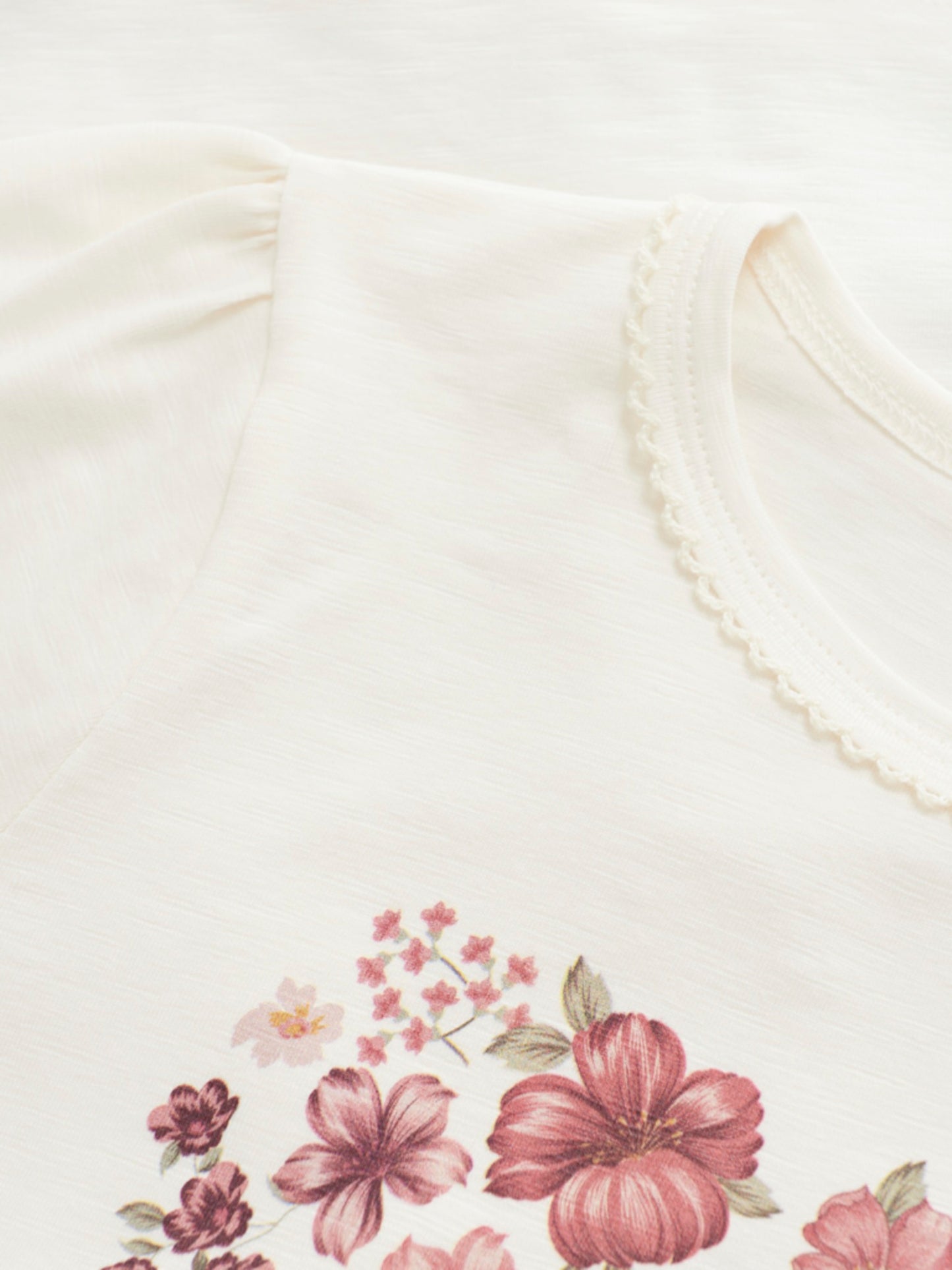 Minymo T-shirt LS - Eggnog