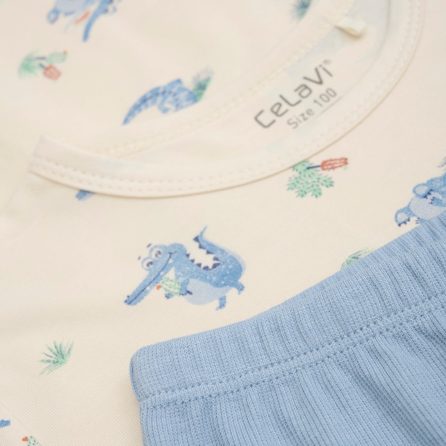 Celavi Pyjamas dreng - Dusty Blue
