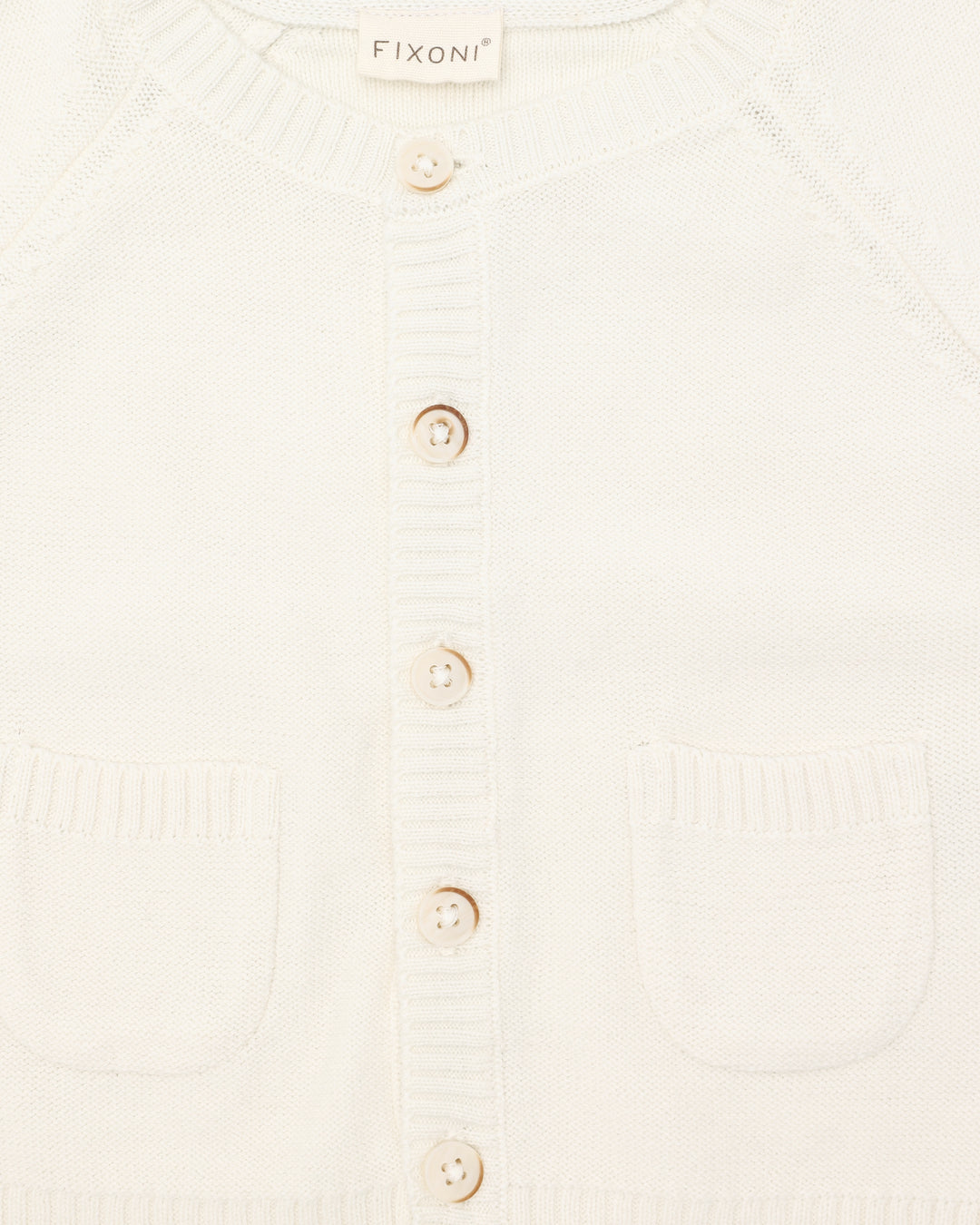 Fixoni Strik Cardigan - Antique White