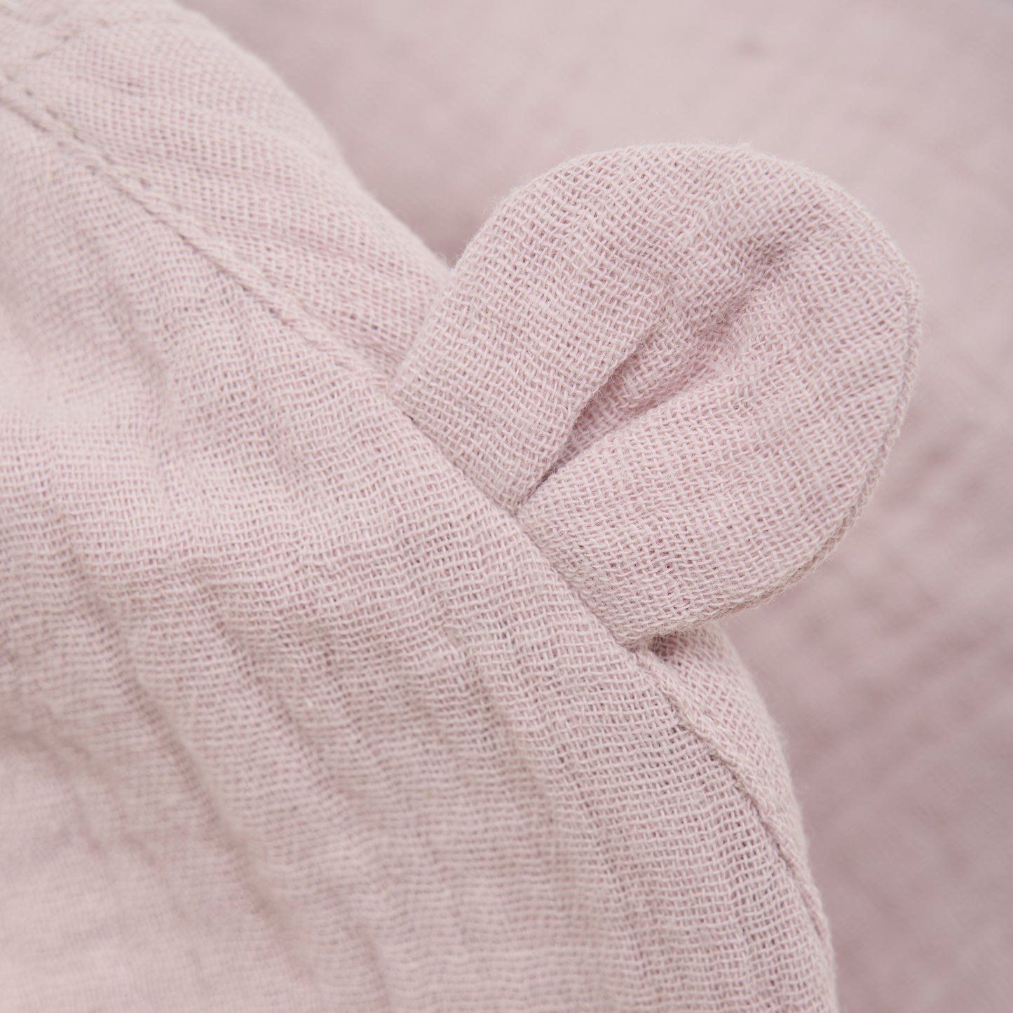 HUTTEliHUT Muslin Sommerhat med ører - Cloud Gray