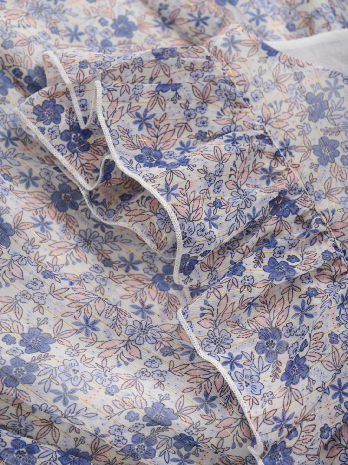Creamie Lurex Kjole - Buttercream