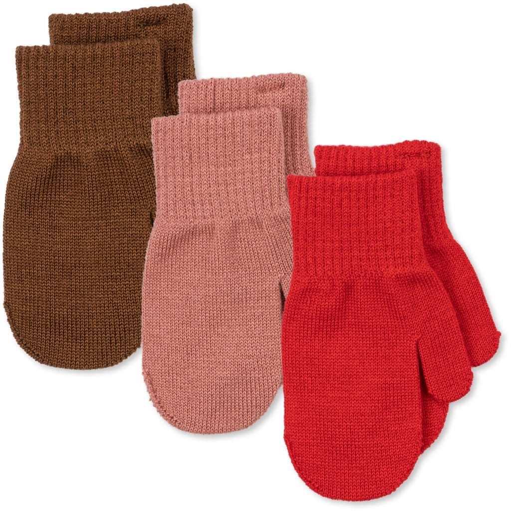 Konges Sløjd FILLA Luffer - ROSE/PECAN/SCARLET