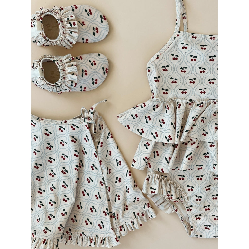 Konges Sløjd MANUCA Badesko - CHERRY MOTIF