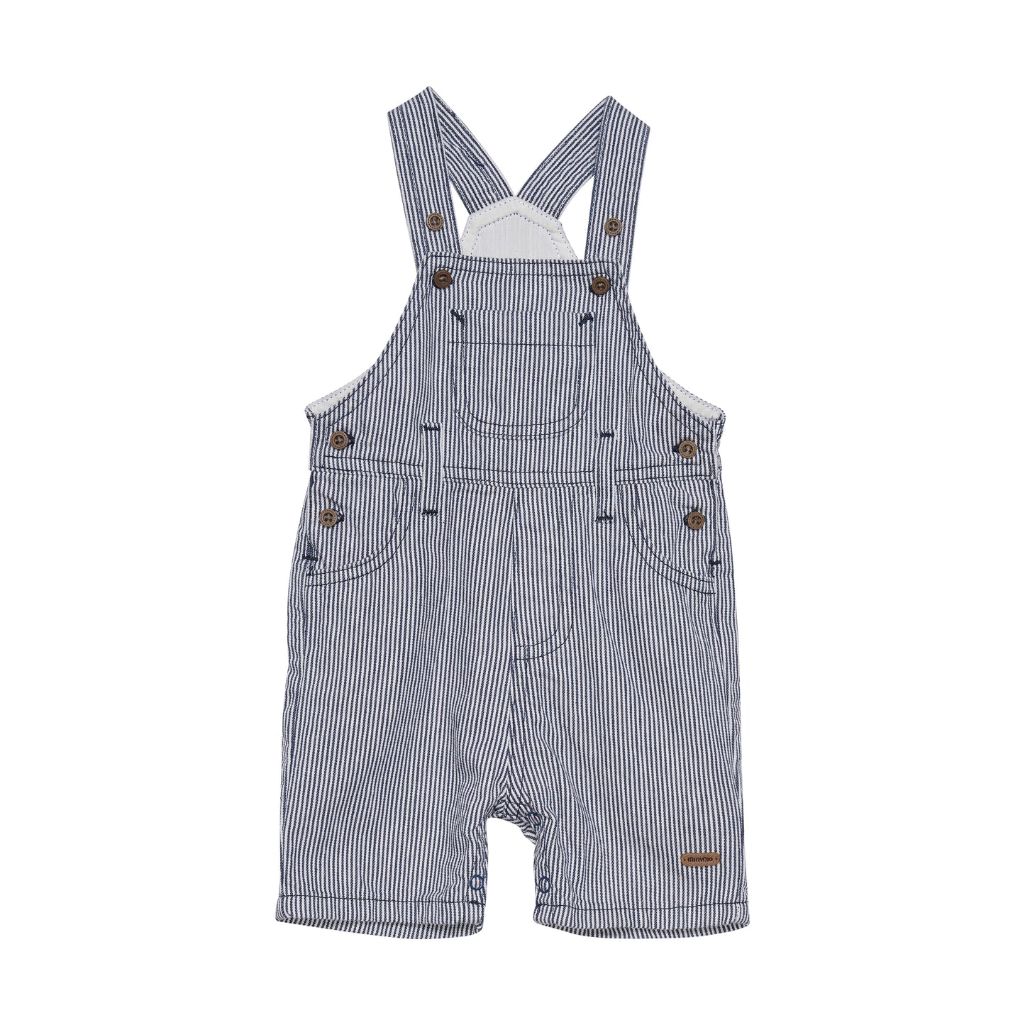Minymo stribet Overall - Blue Nights