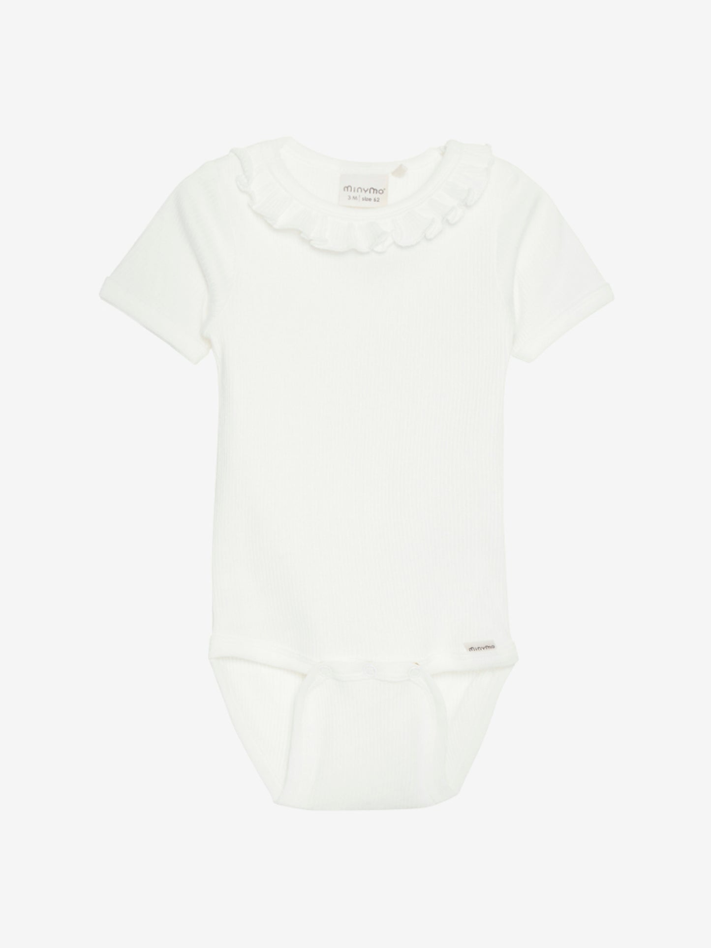 Minymo Rib Body SS - Snow White