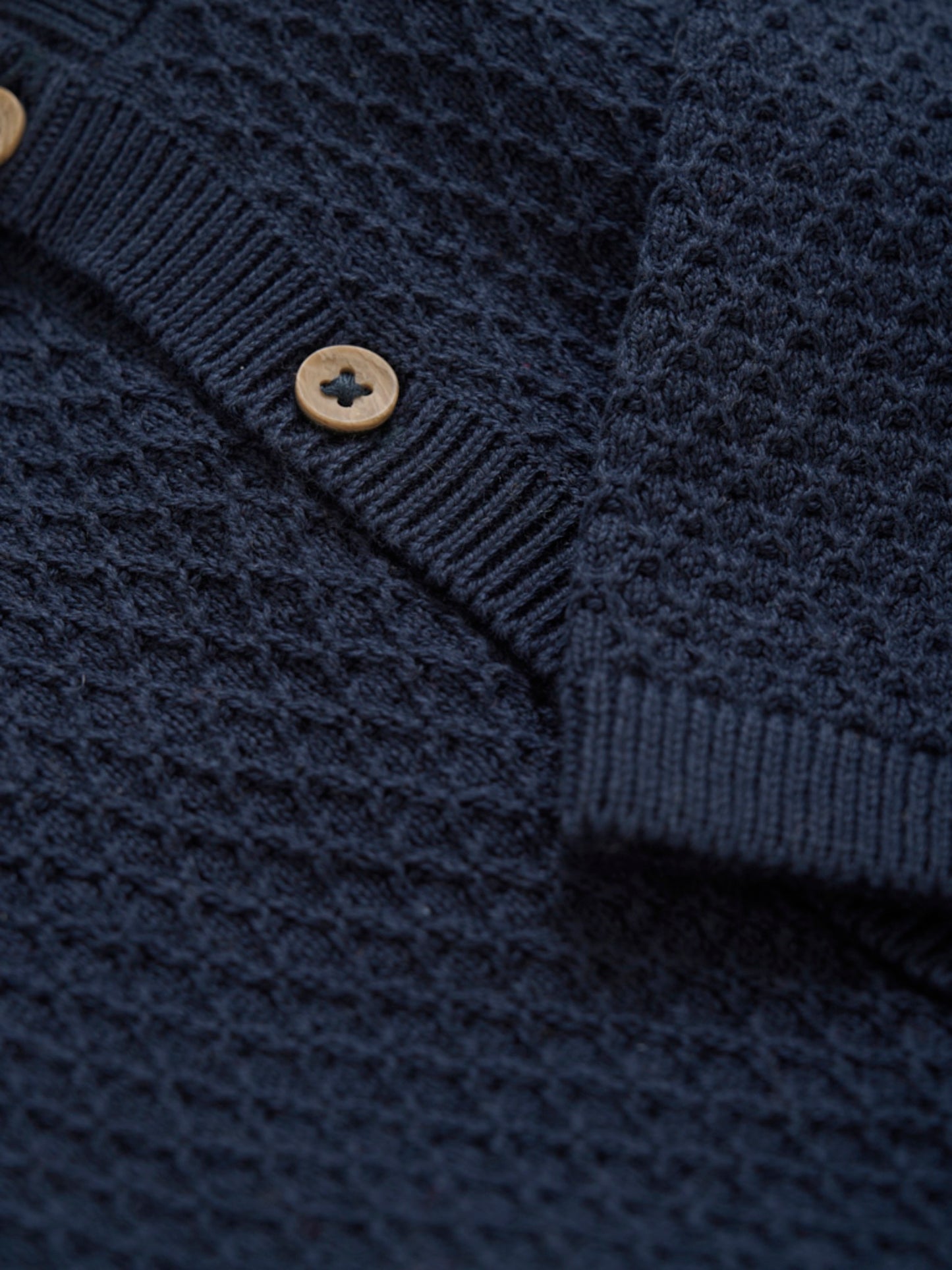 Minymo strik Cardigan - Blue Nights