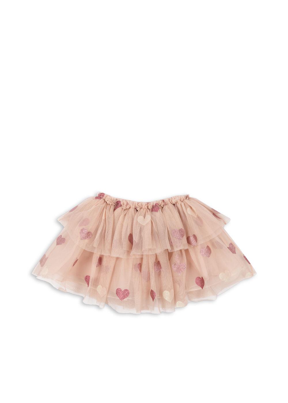 Konges Sløjd TULLIE Rock – HEART ROSE GLITTER