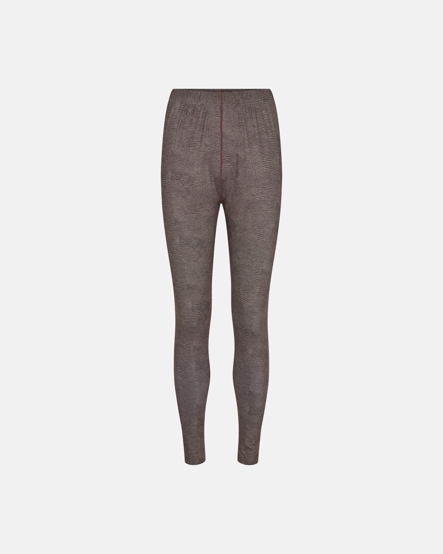DECOY Printet Leggings - Brun