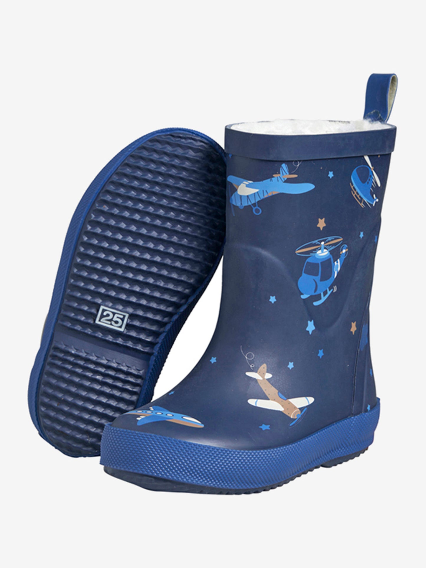 Celavi Gummistiefel mit Futter – Plum Pageant Blue