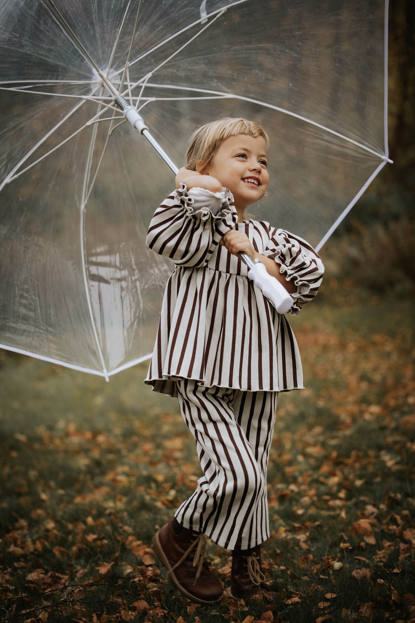 Fliink Elly Bukser - Sandshell Stripe