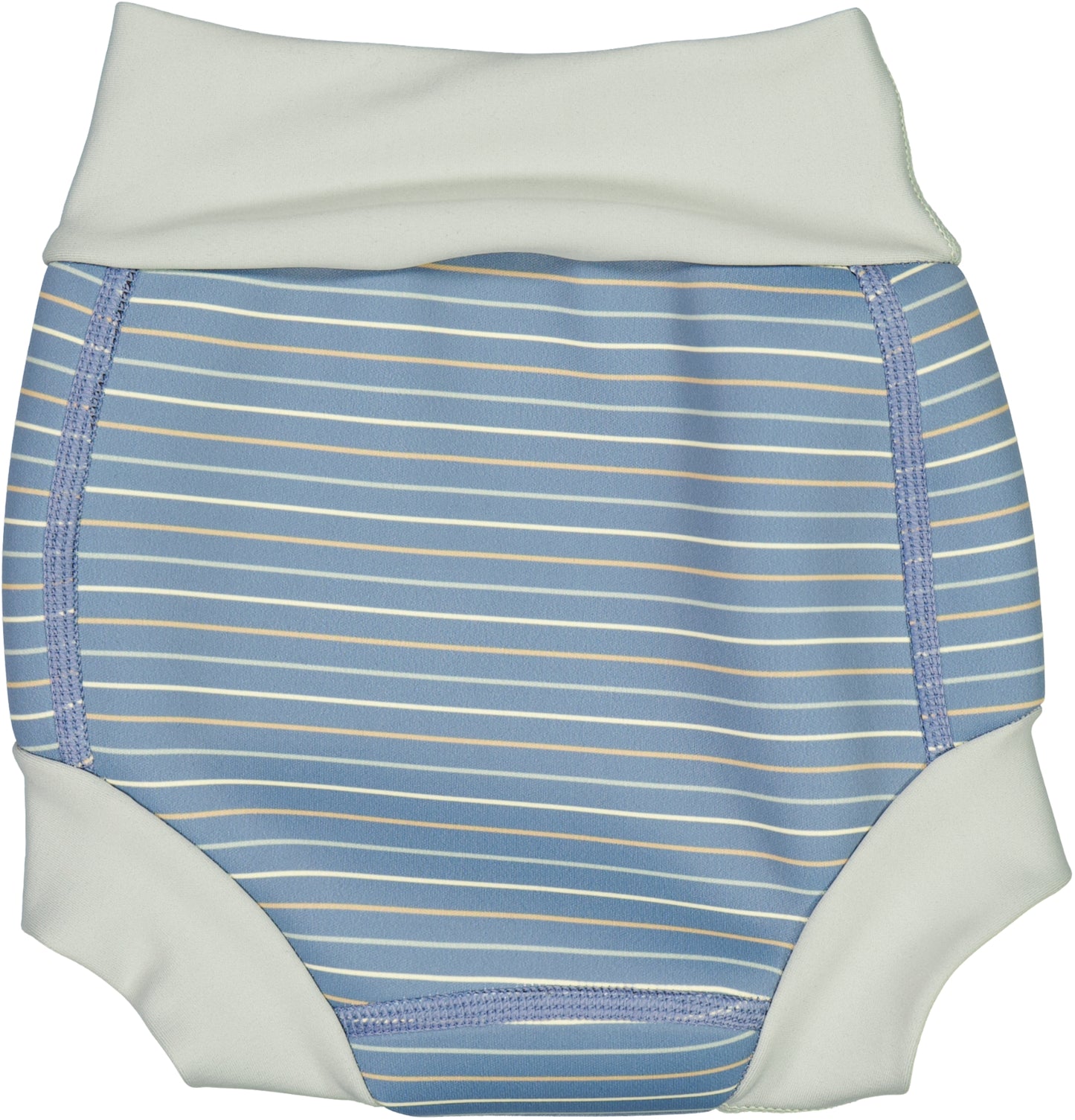 Wheat Neoprene Swim Pants - Bluefin thin stripe