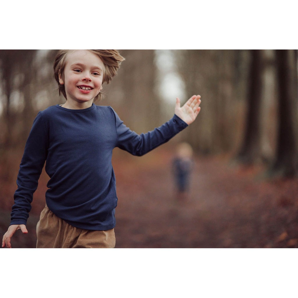 Fliink Kenna LS Bluse - Insignia Blue