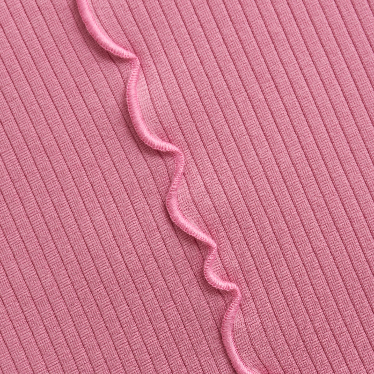 Creamie. T-shirt LS Rib - Wild Rose