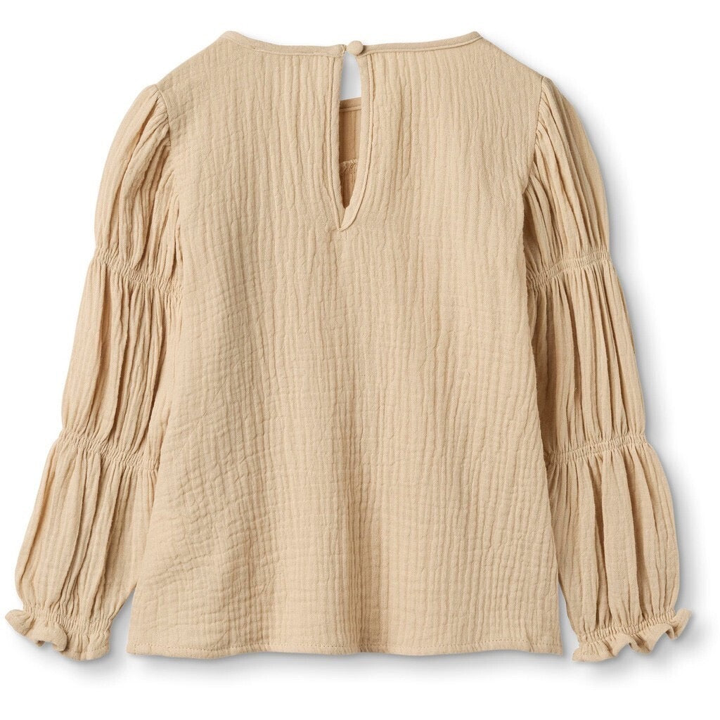 Fliink Suma Bluse LS - Sandshell