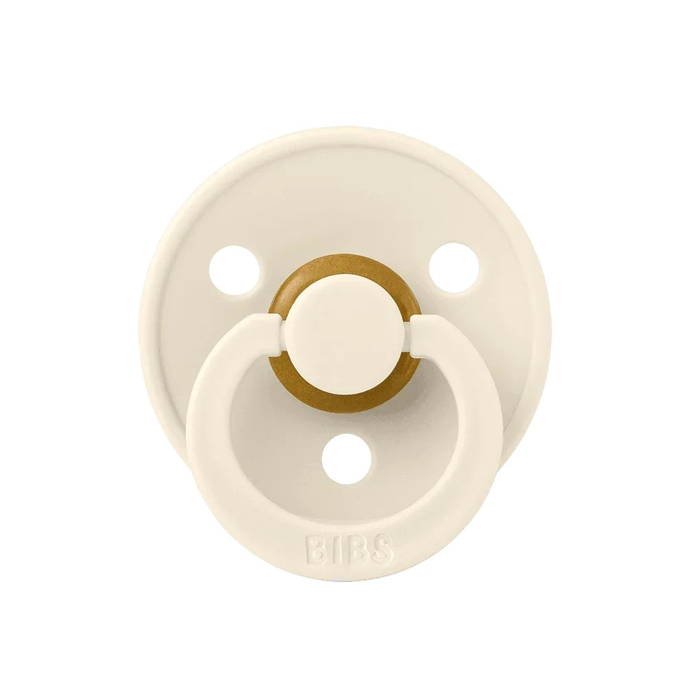 BIBS Colour sutter / 2 pak latex str. 1 - Ivory/Dark Oak