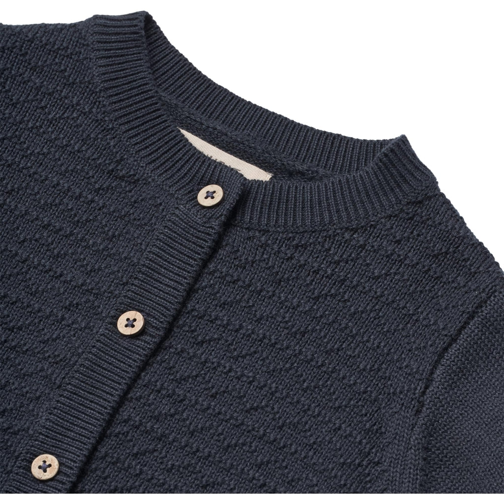 Wheat Bjørn Strik Cardigan - Navy