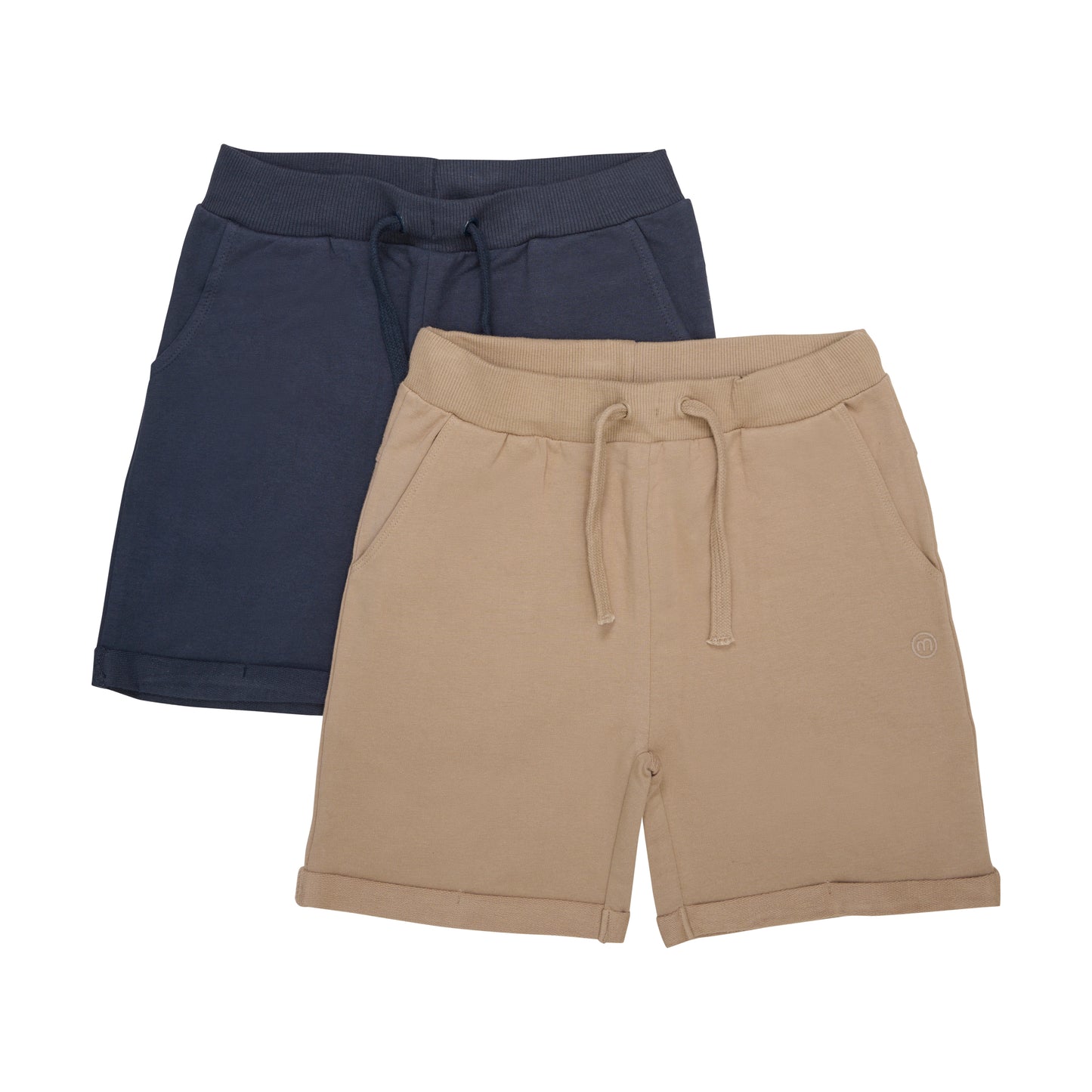 Minymo 2er-Pack Sweatshorts – Blue Nights