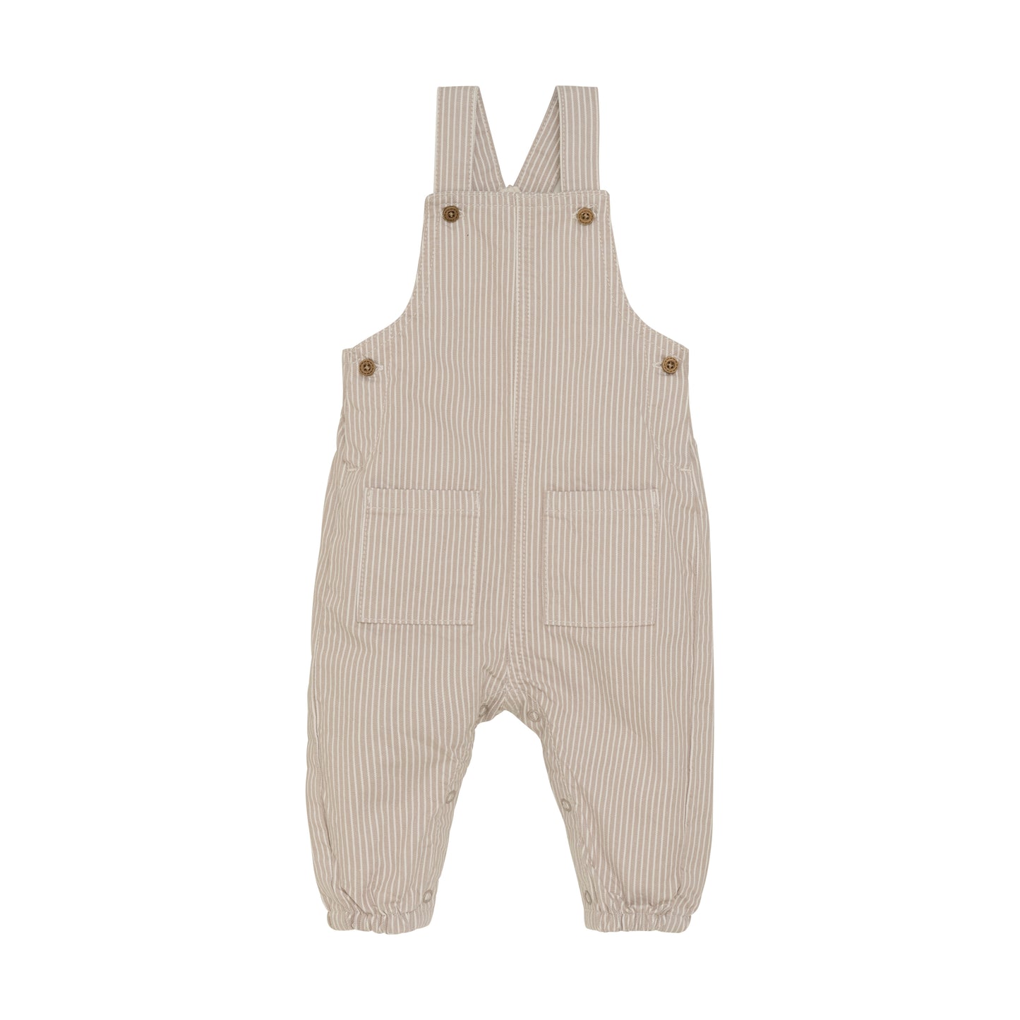 Minymo Stribet Twill Overall - Pure Cashmere