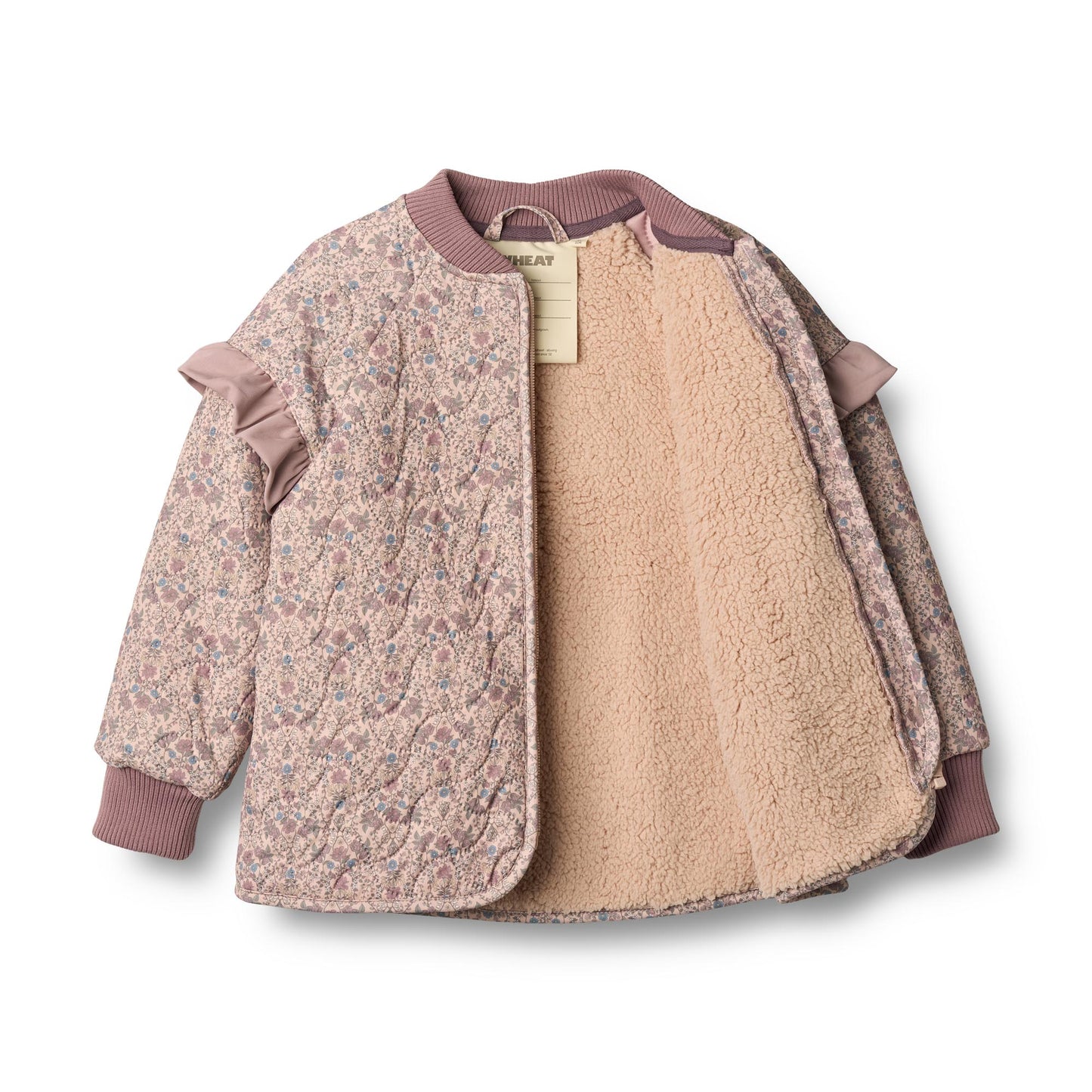 Wheat Elias Thermo jakke - Rose dust tapestry