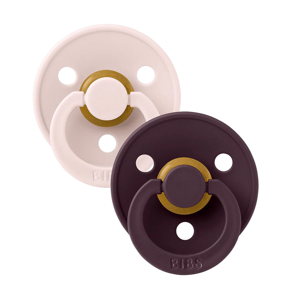 BibS Colour Sutter / 2 pak Latex str.2 - Dusty Petal/Plum
