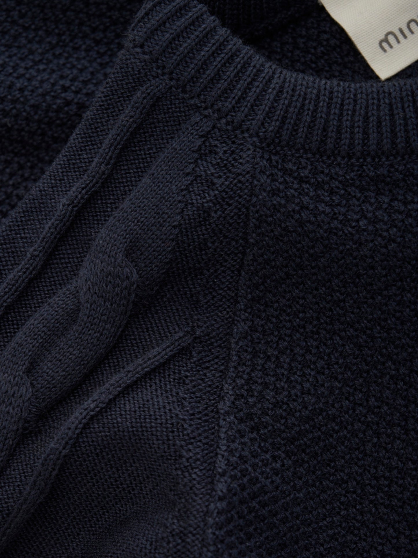 Minymo Strik Cardigan - Parisian Night