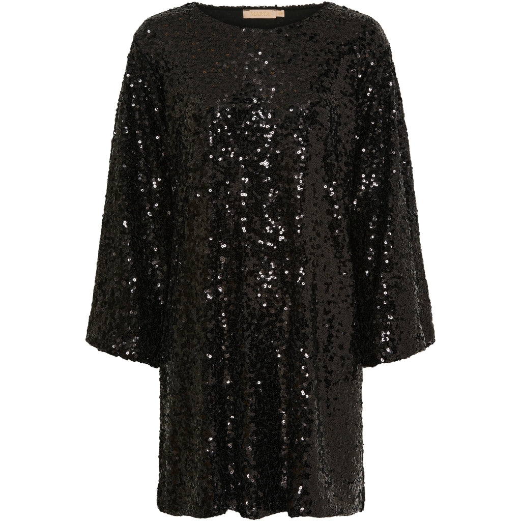 MARTA du château Diane Glimmer Kleid – Black