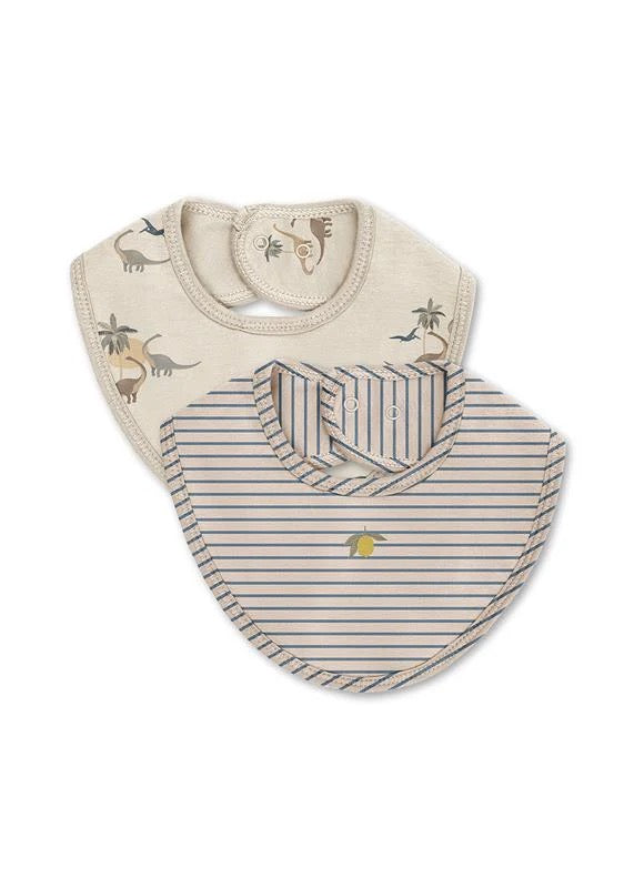 Konges Sløjd 2 PAK BIB - KUBI/STRIPE BLUIE