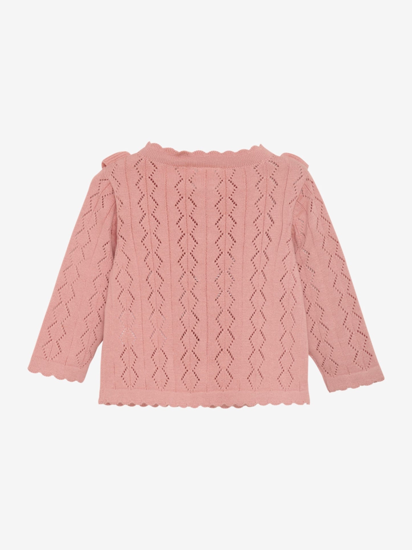 Minymo Strik Cardigan - Peach Beige