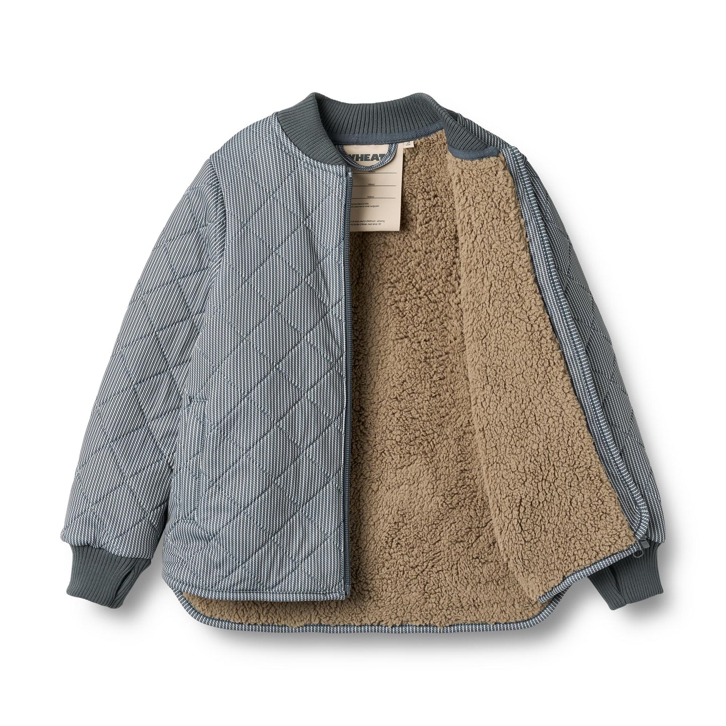 Wheat Benni Thermo Jakke - Ink stripe