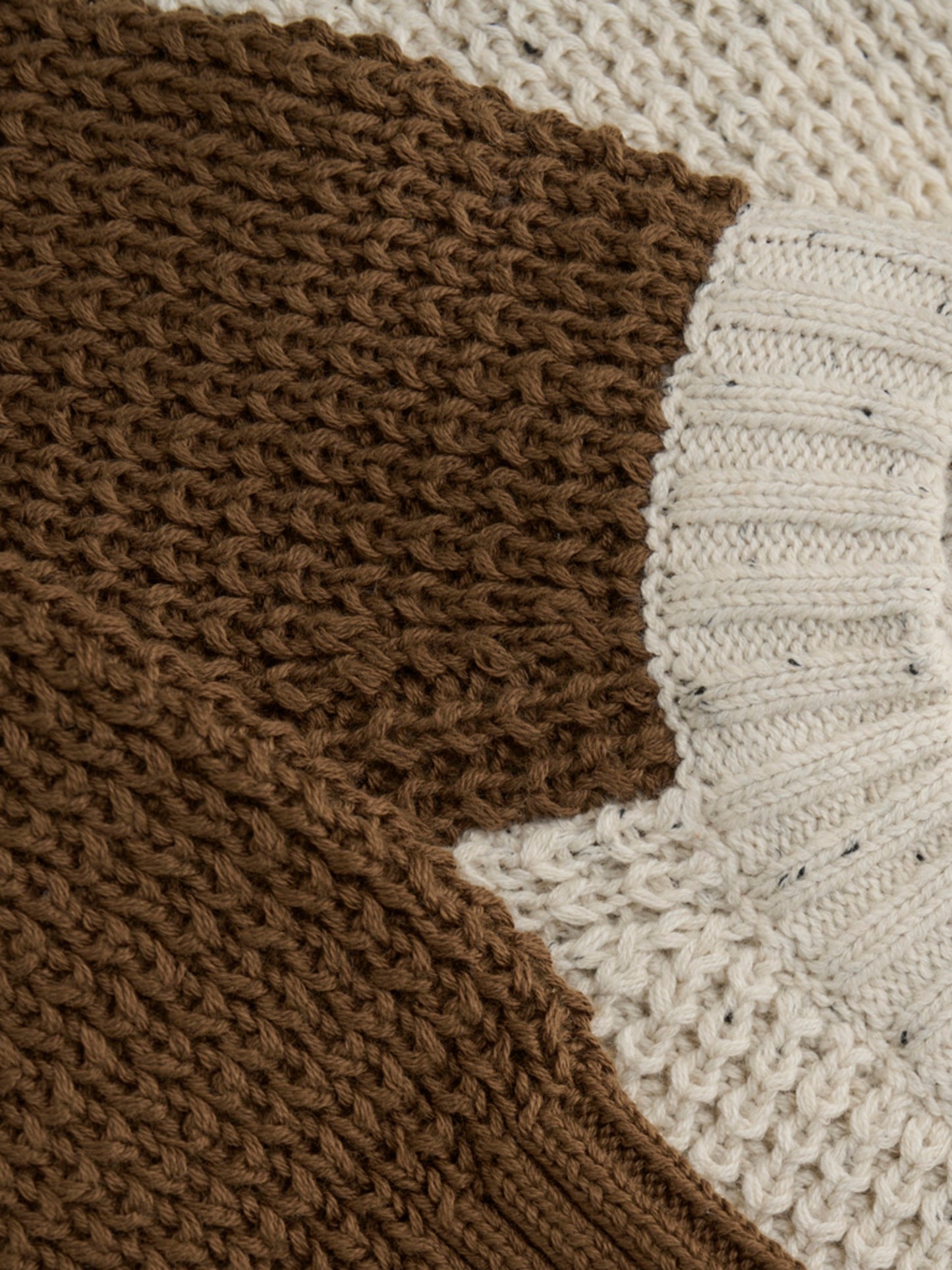 Minymo Strik Pullover - Beige Melange
