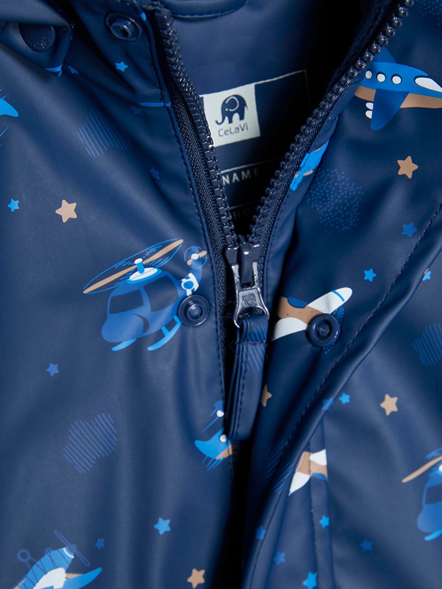 Celavi Regenbekleidung mit Futter – Pageant Blue
