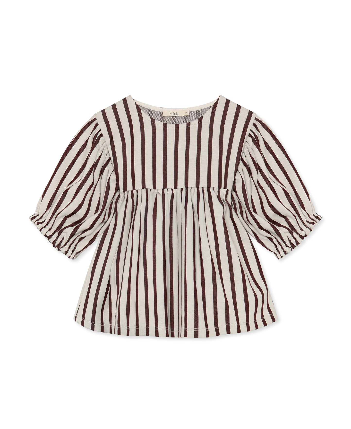 Fliink Elly Bluse - Sandshell Stripe