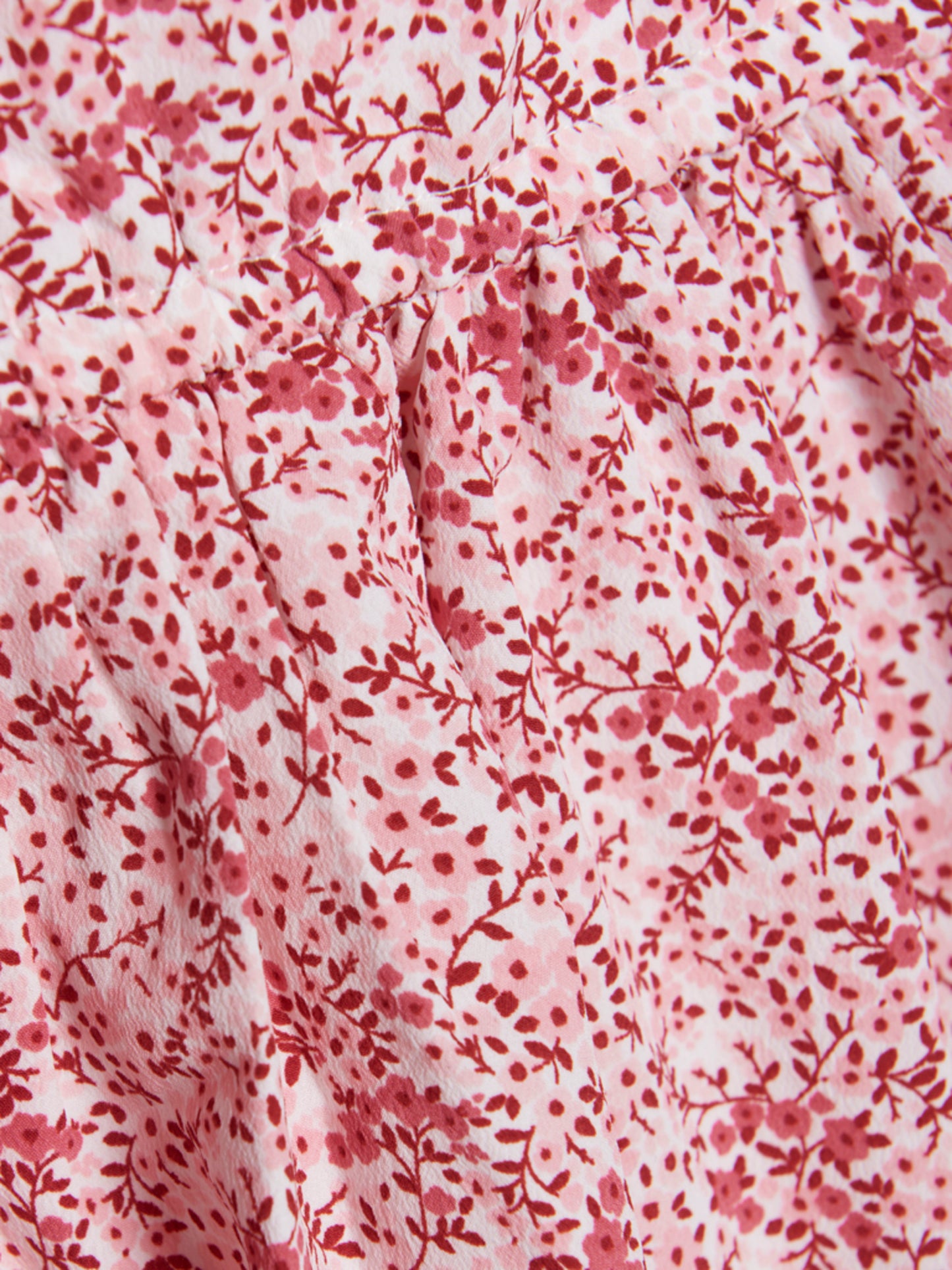 Creamie Kjole Small Flowers - Cloud