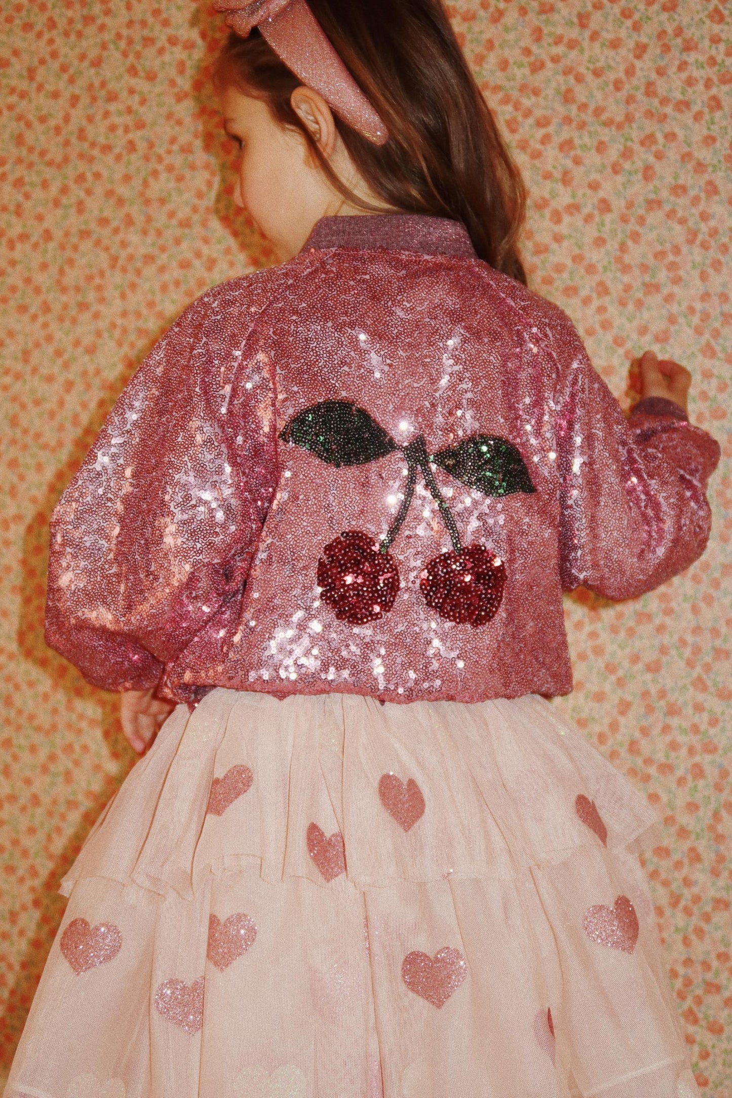 Konges Sløjd TULLIE Rock – HEART ROSE GLITTER