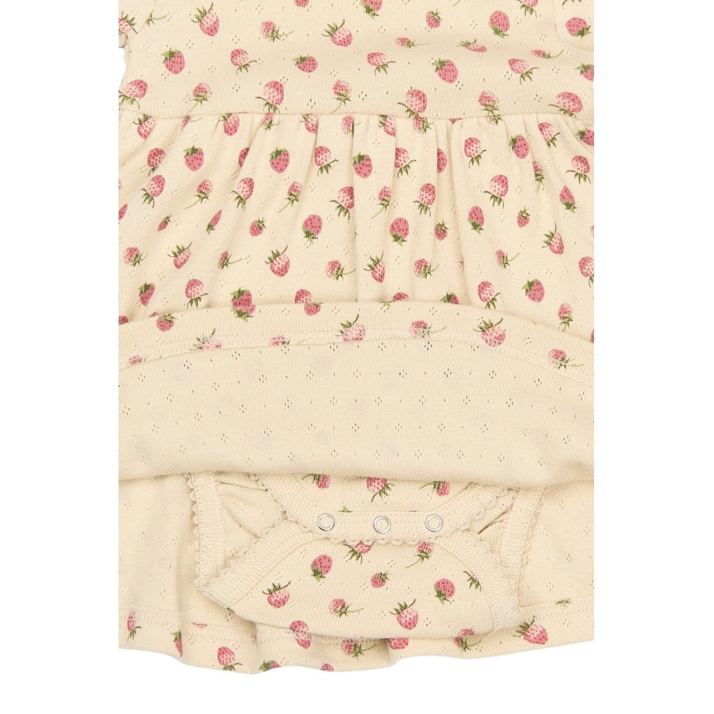 Petit Piao Dea Kjole - Fog Strawberry