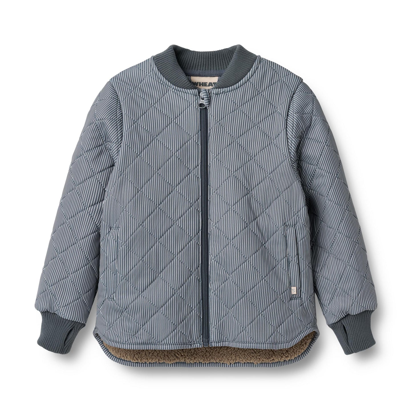Wheat Benni Thermo Jakke - Ink stripe