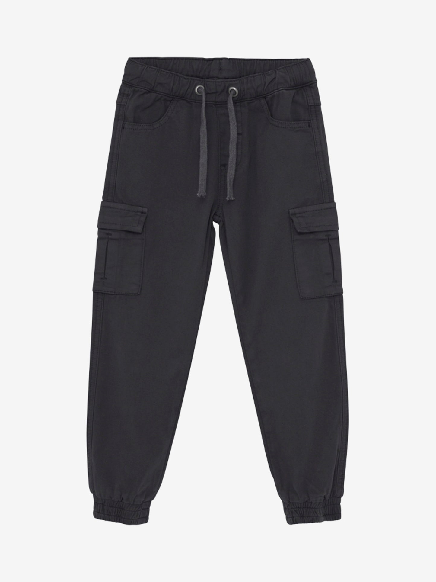 Minymo Canvas bukser-Asphalt