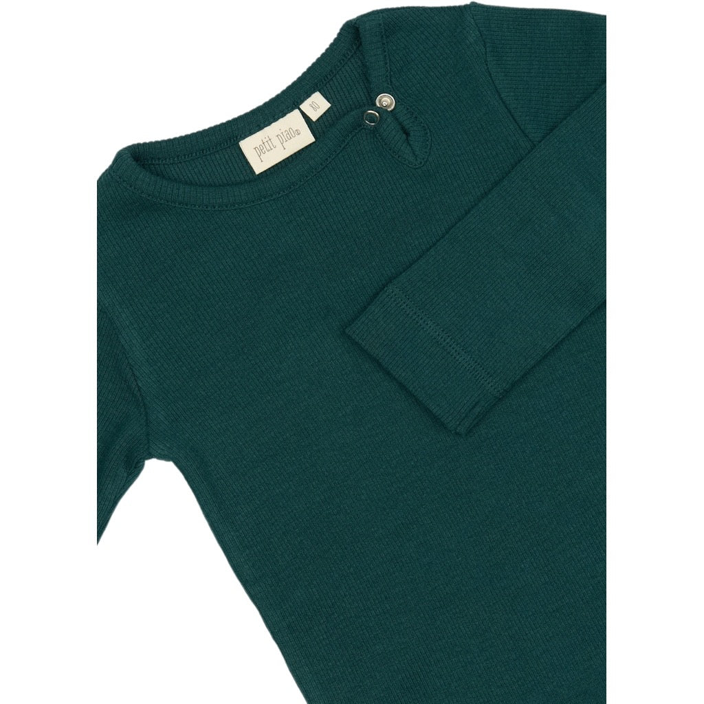 Petit Piao Body L/S Modal - Dark Sea