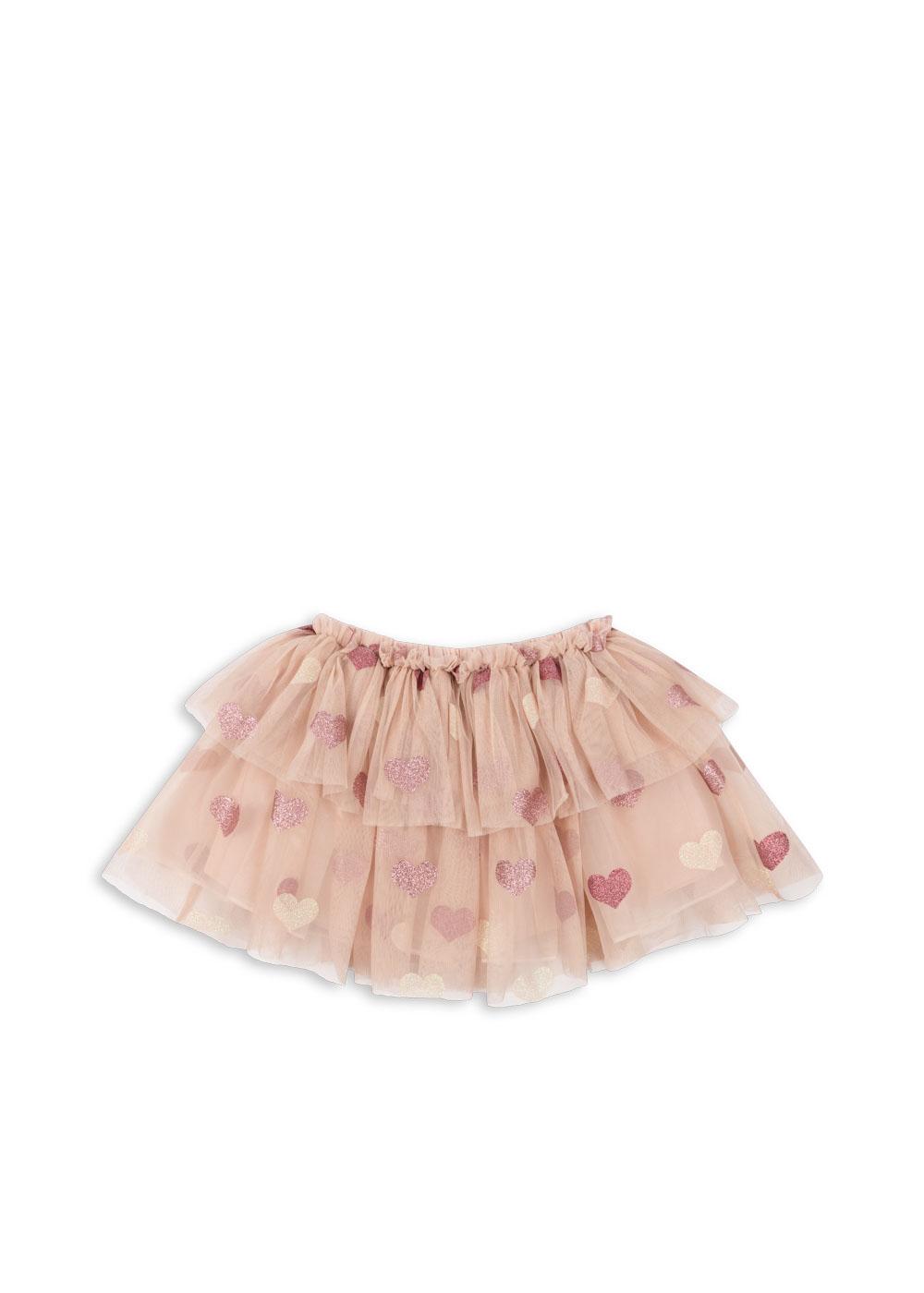 Konges Sløjd TULLIE Rock – HEART ROSE GLITTER